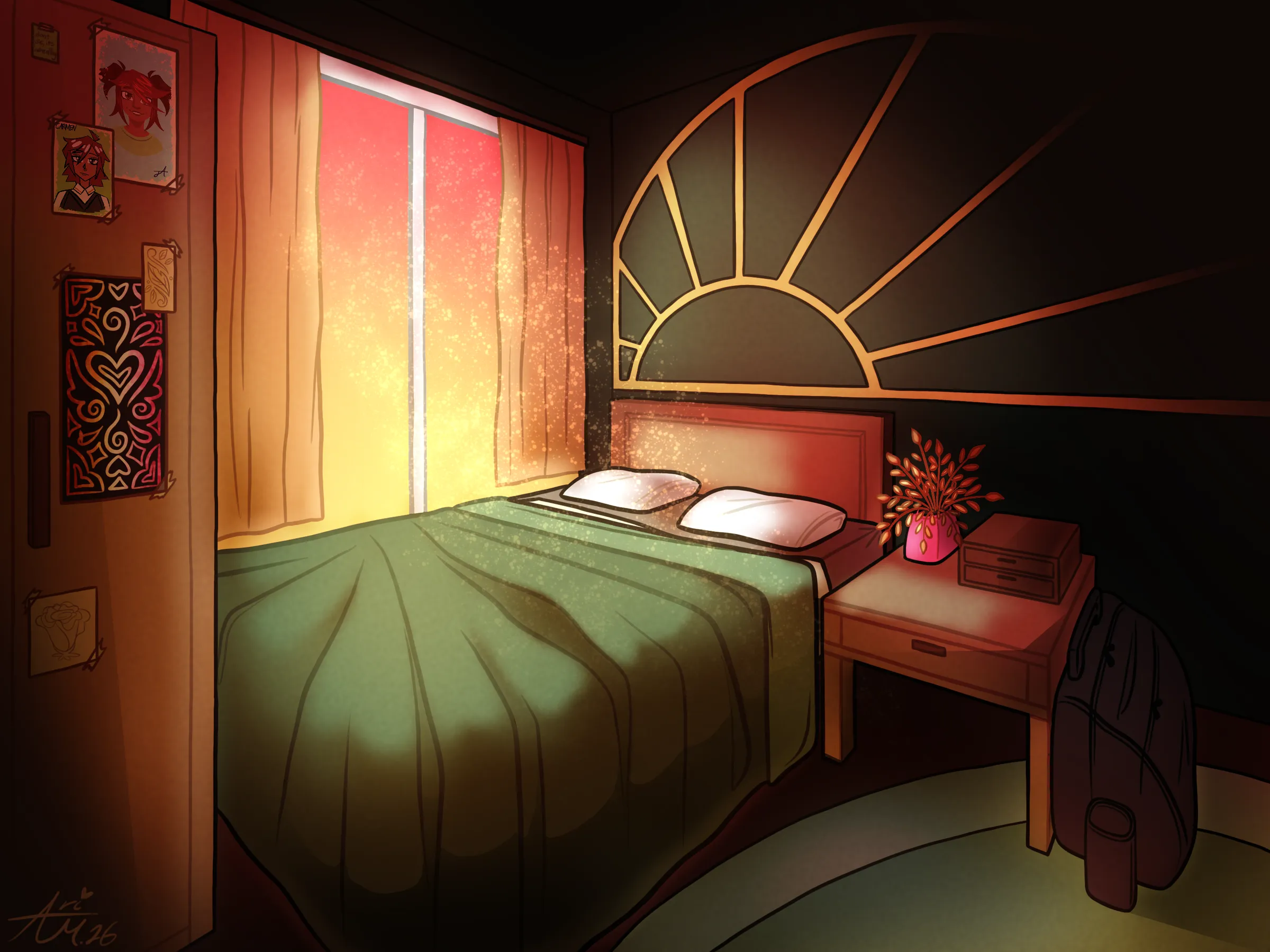 Environment design for Jaida's bedroom