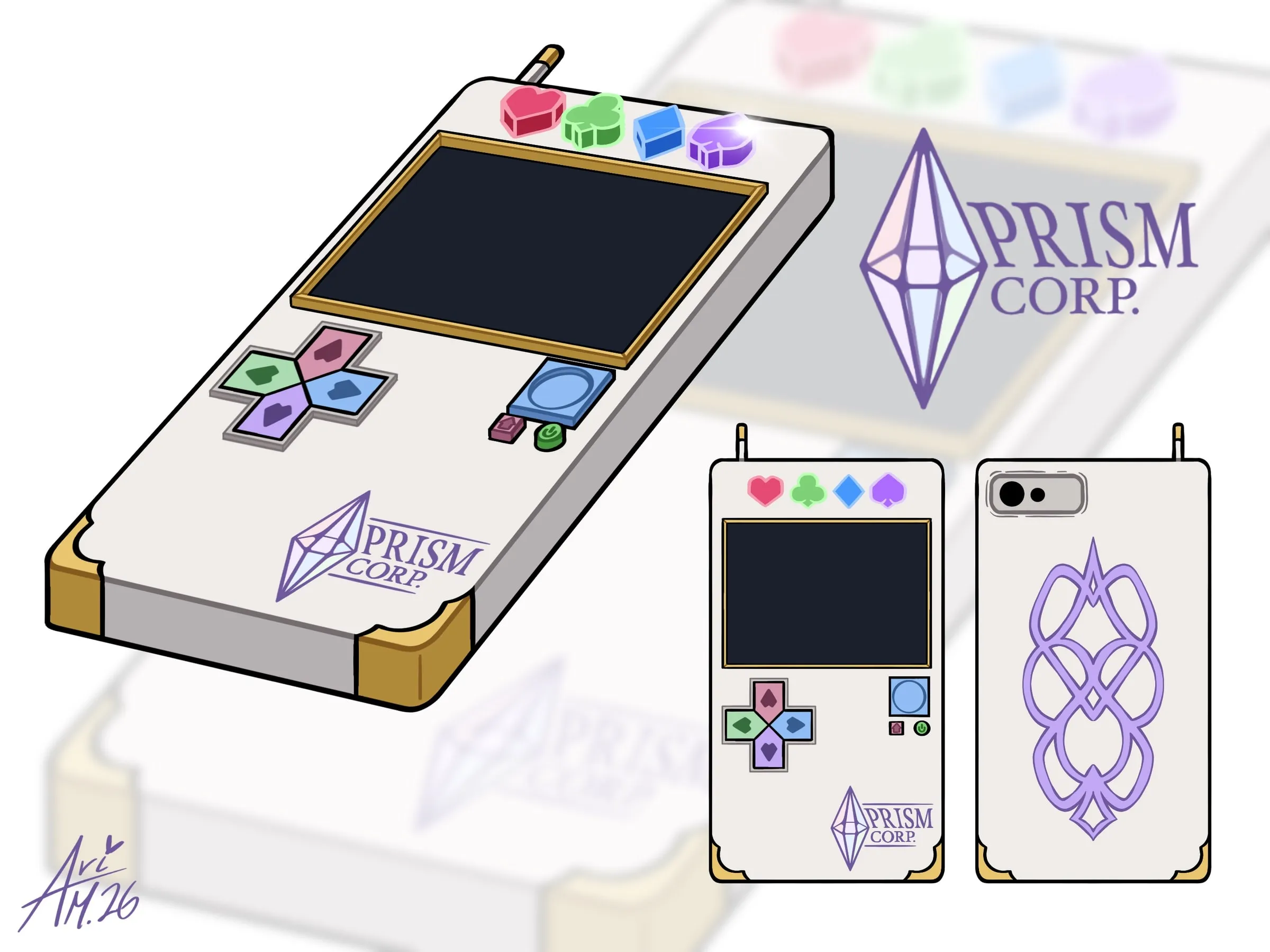 Communication device prop design